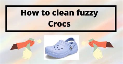 can fuzzy crocs be washed.